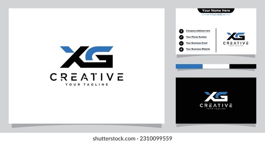 Modern logo Letter XG Design vetor