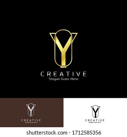 Modern Logo Letter Y Vector Design for Brand Identity