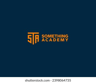 The modern logo of the letters S, T and A forms an elegant shield. Suitable for companies operating in the fields of security, technology and fashion.