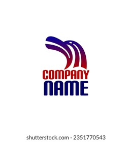 Modern logo of the letters V and M forming the head of the Falcon. Suitable for use in fashion, sports and technology businesses.
