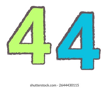 Modern Logo Number 4. 2025 year