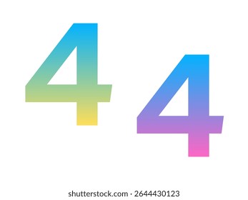 Modern Logo Number 4. 2025 year
