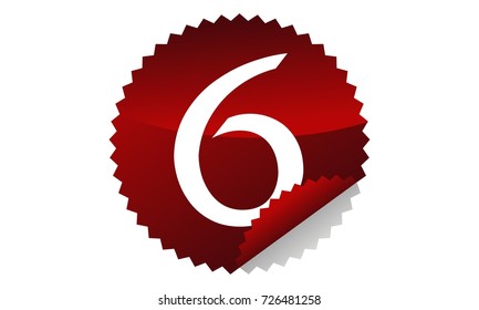 Modern Logo Number 6 