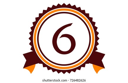 Modern Logo Number 6 