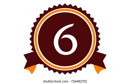 Modern Logo Number 6 