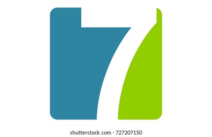 Modern Logo Number 7 