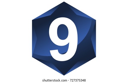 Modern Logo Number 9 