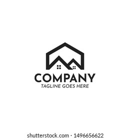 Modern Logo Real Estate, Building, Property Development, and Construction Logo Template Vector Eps 10