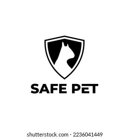 modern logo for safe pet