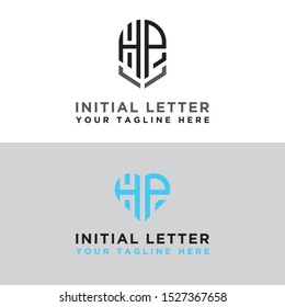 Modern Logo Set of HP logo designs, which inspire all companies. -Vectors