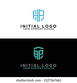 Modern Logo Set of HP logo designs, which inspire all companies. -Vectors
