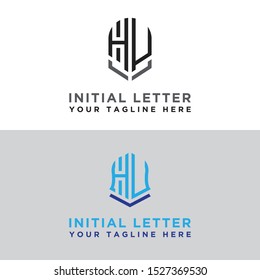 Modern Logo Set of HU logo designs, which inspire all companies. -Vectors