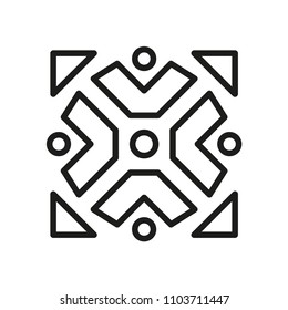 Modern Logo Shape. Minimalistic Look. Vector.