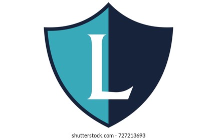 Modern Logo Shield Letter L Stock Vector (Royalty Free) 727213693 ...