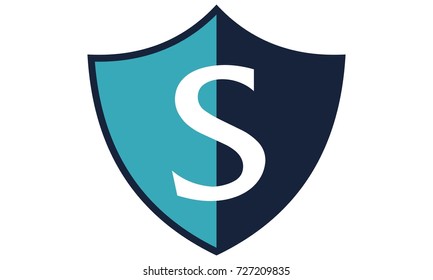 Modern Logo Shield Letter S