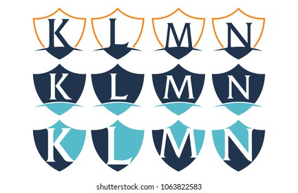 Modern Logo Shield Template Set