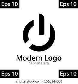 modern logo is a simple logo, compatible for any company.