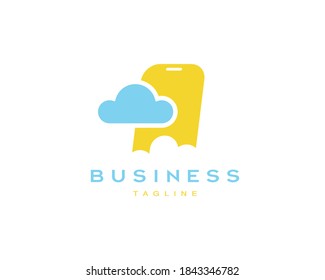 Modern logo of smart phones , suitable for mobile shop or mobile care or online mobile services