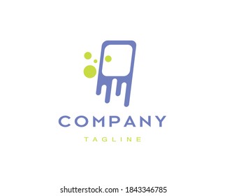 Modern logo of smart phones , suitable for mobile shop or mobile care or online mobile services