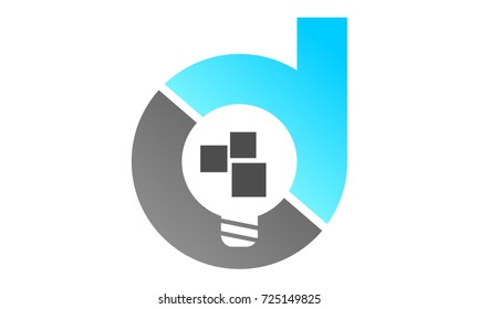 Modern Logo Solution Letter D 