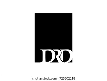 Modern Logo Solution Letter D R D 