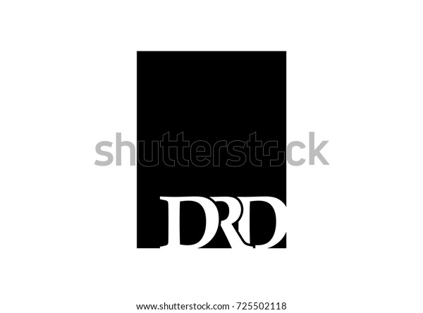Modern Logo Solution Letter D R: vector de stock (libre de regalías ...
