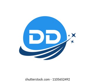 Modern logo solution Letter DD