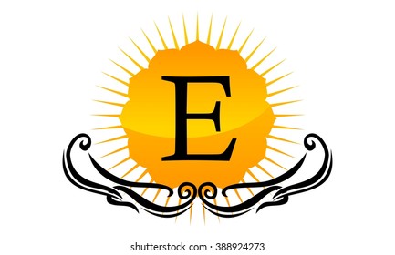 Modern Logo Solution Letter E 