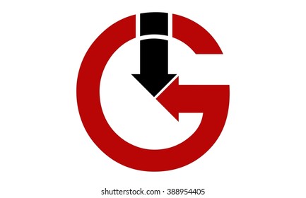 Modern Logo Solution Letter G Arrows