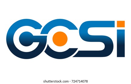 Modern Logo Solution Letter G C S I 