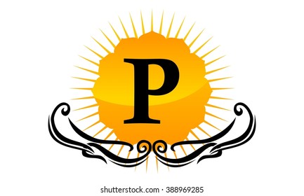 Modern Logo Solution Letter P 