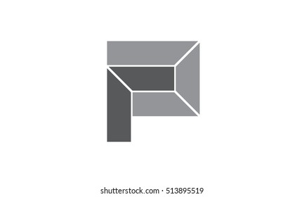 Modern Logo Solution Letter P
