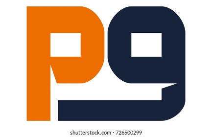 Modern Logo Solution Letter P G 
