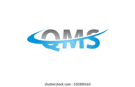 Modern Logo Solution Letter QMS