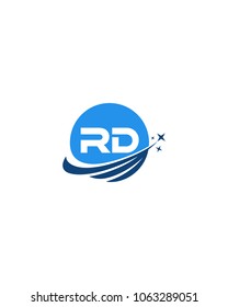 Modern logo solution Letter RD