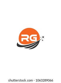 Modern logo solution Letter RG