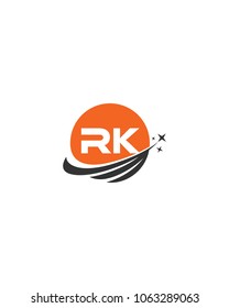 Modern logo solution Letter RK
