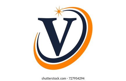 Modern Logo Solution Letter V