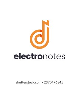 Modernes Logo für den Start. Sehr geeignet für die Verwendung als Musik-Start-up-Logo.