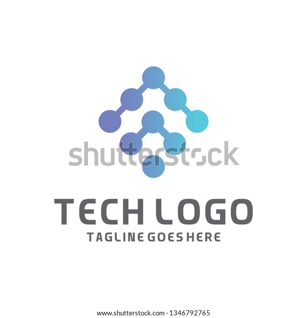 Moderne Logo Technologie Fur Unternehmen Kreative Technologie Symbole Stock Vektorgrafik Lizenzfrei