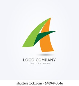 modern A logo template. Creative Letter A Logo design. logo A vector. letter A illustration. alphabet icon