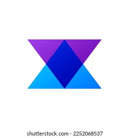 modern logo template with futuristic gradient colors and clean vector eps format