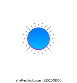plantilla de logotipo moderna con colores de gradiente futurista y formato de pasos vectoriales limpios