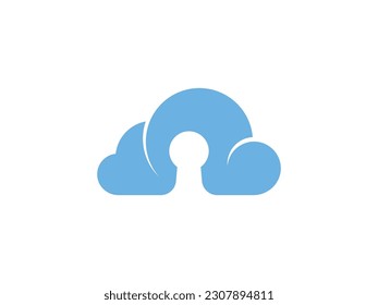 Modern Logo Template for Key and Lock Cloud 