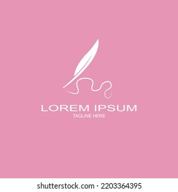 moderne Logo-Vorlagen. aus einem kleinen Federstift