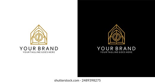 Un logotipo moderno que tiene Elementos monolineales que dan la impresión de limpieza, sencillez y elegancia