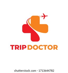 modern logo for those of you who are doctors and work on travel trips.