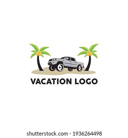 moderno vector de logotipo para vacaciones y viajes 