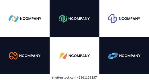 Modern Logos for Companies is a collection of four unique logo designs suitable for businesses that need visual branding. 