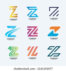 Modern logos Letter Z collection 1 - Vector Illustration, Graphic Design Editable For Your business. New logos
